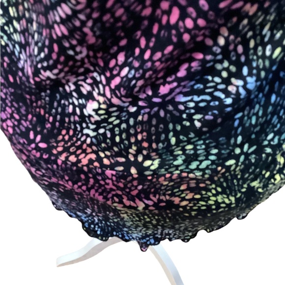 Bali Batiks multicolored tiered top size small - Picture 7 of 10